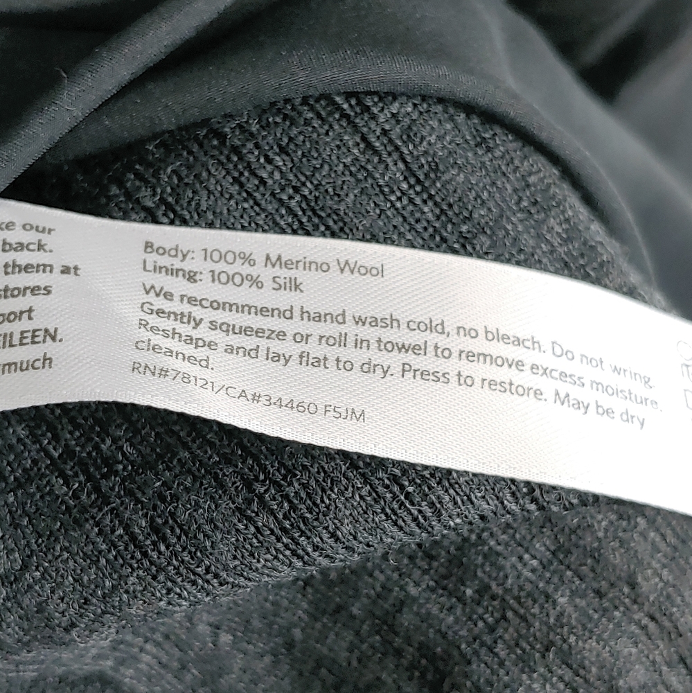 🔴SOLD🔴 Wool Women's Eileen Fisher Merino Wool Side Panel Skirt - Picture 12 of 13